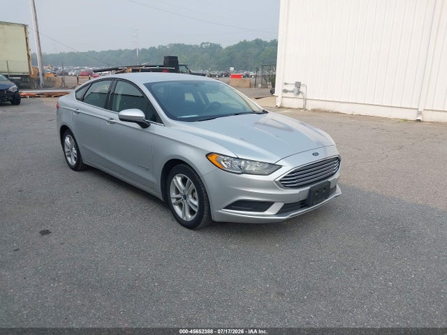 2018 Ford Fusion Hybrid Se მანქანა იყიდება აუქციონზე, vin: 3FA6P0LU0JR254285, აუქციონის ნომერი: 45652388