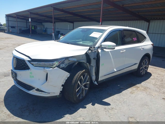 2022 Acura Mdx Technology Package მანქანა იყიდება აუქციონზე, vin: 5J8YE1H49NL004315, აუქციონის ნომერი: 45652399