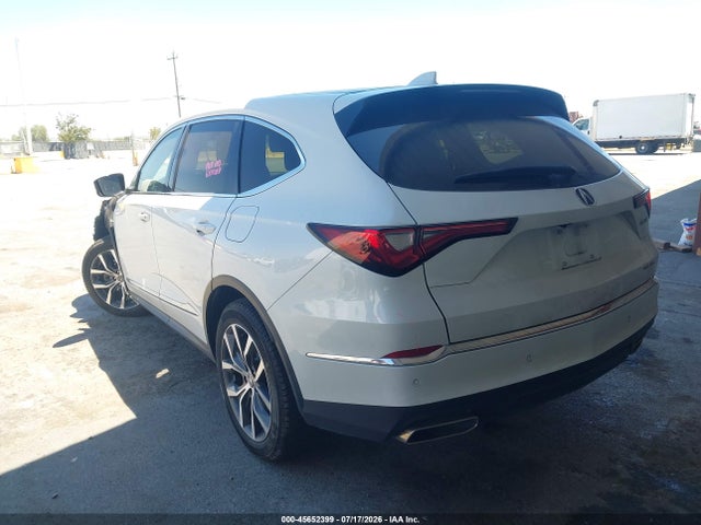 2022 Acura Mdx Technology Package მანქანა იყიდება აუქციონზე, vin: 5J8YE1H49NL004315, აუქციონის ნომერი: 45652399
