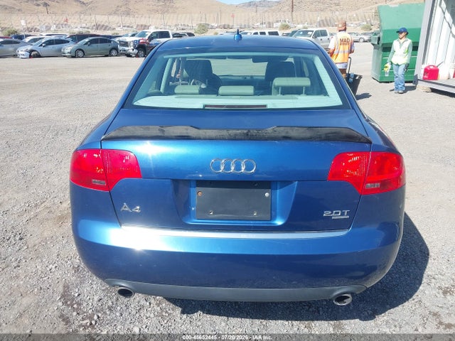 Aukcja sprzedaży 2007 Audi A4 2.0t, vin: WAUDF78E37A161579, numer aukcji: 45652445