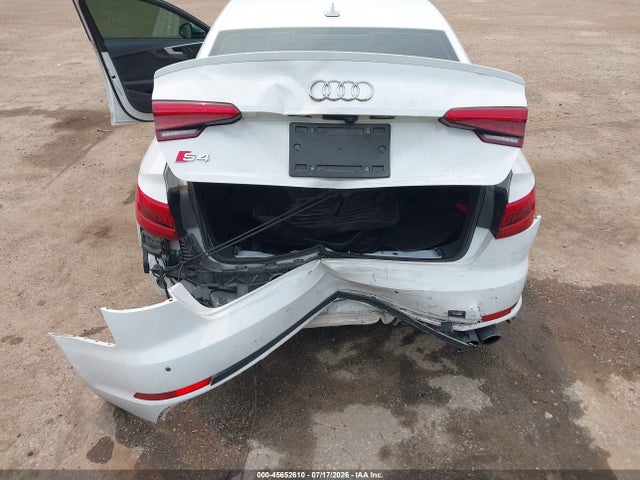 Продаж на аукціоні авто 2018 Audi S4 3.0t Premium Plus, vin: WAUC4AF47JA003133, номер лоту: 45652610