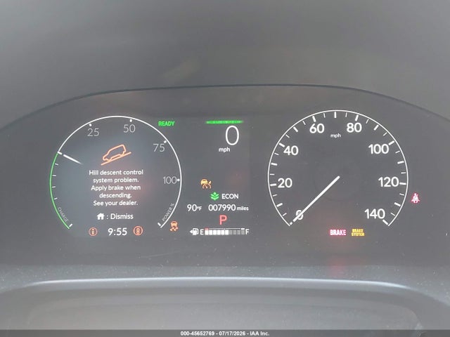 45652769 :رقم المزاد ، 7FARS6H82SE108207 vin ، 2025 Honda Cr-v Hybrid Sport-l مزاد بيع