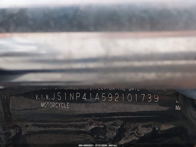 2009 Suzuki Ls650 მანქანა იყიდება აუქციონზე, vin: JS1NP41A592101739, აუქციონის ნომერი: 45652831