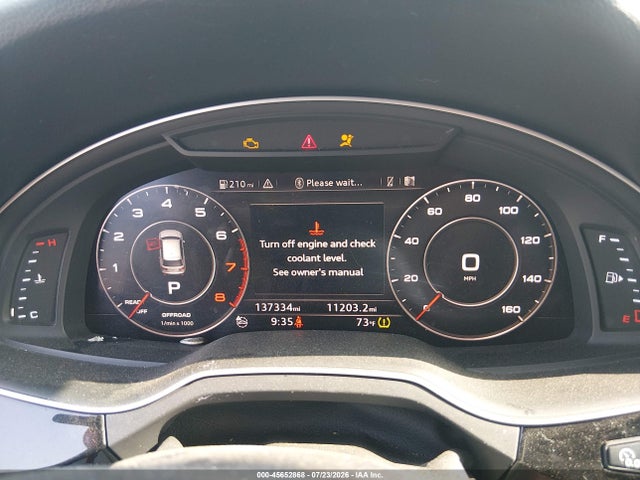 45652868 :رقم المزاد ، WA1LAAF74HD033165 vin ، 2017 Audi Q7 3.0t Premium مزاد بيع