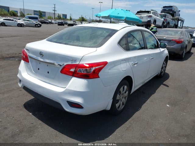 2017 Nissan Sentra Sv მანქანა იყიდება აუქციონზე, vin: 3N1AB7APXHY374705, აუქციონის ნომერი: 45652874