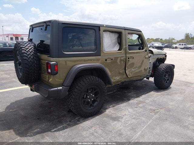 Продажа на аукционе авто 2025 Jeep Wrangler 4-door Willys 4x4, vin: 1C4PJXDN8SW516570, номер лота: 45652924