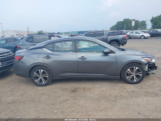 2022 Nissan Sentra Sv Xtronic Cvt მანქანა იყიდება აუქციონზე, vin: 3N1AB8CV1NY256927, აუქციონის ნომერი: 45652949