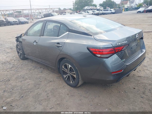 2022 Nissan Sentra Sv Xtronic Cvt მანქანა იყიდება აუქციონზე, vin: 3N1AB8CV1NY256927, აუქციონის ნომერი: 45652949