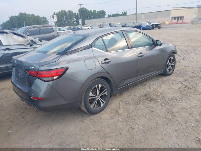 2022 Nissan Sentra Sv Xtronic Cvt მანქანა იყიდება აუქციონზე, vin: 3N1AB8CV1NY256927, აუქციონის ნომერი: 45652949