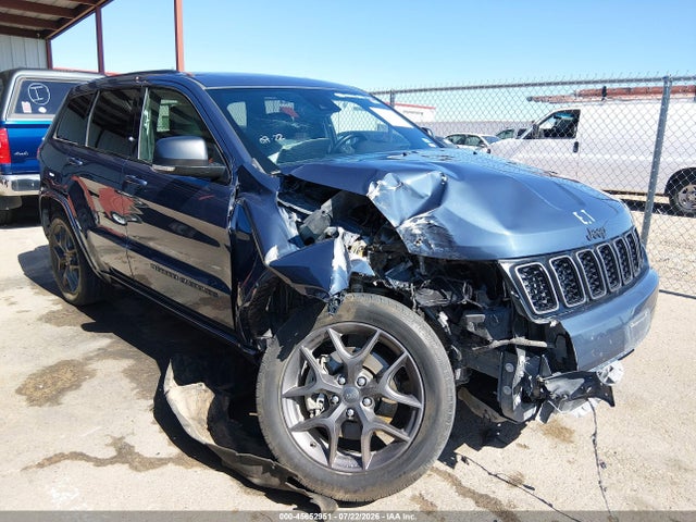 Auction sale of the 2021 Jeep Grand Cherokee 80th Anniversary 4x4, vin: 1C4RJFBGXMC591587, lot number: 45652951