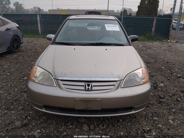 2001 Honda Civic Ex მანქანა იყიდება აუქციონზე, vin: 1HGES267X1L007555, აუქციონის ნომერი: 45653050