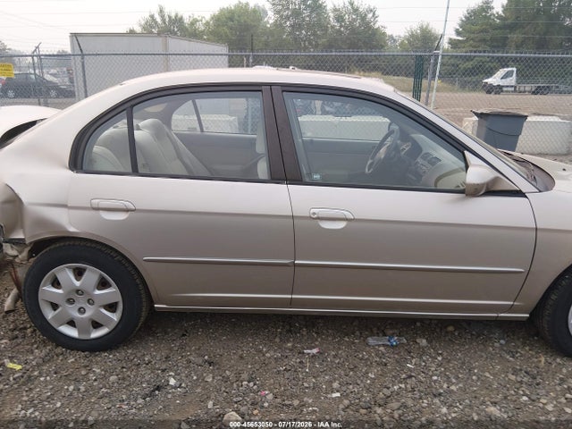 2001 Honda Civic Ex მანქანა იყიდება აუქციონზე, vin: 1HGES267X1L007555, აუქციონის ნომერი: 45653050