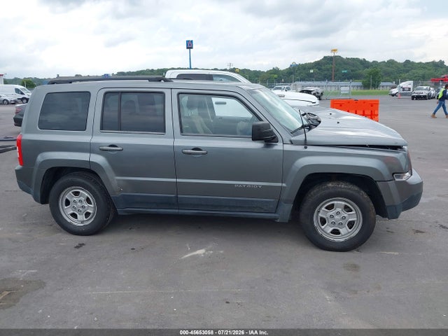 2012 Jeep Patriot Sport მანქანა იყიდება აუქციონზე, vin: 1C4NJPBA6CD550981, აუქციონის ნომერი: 45653058