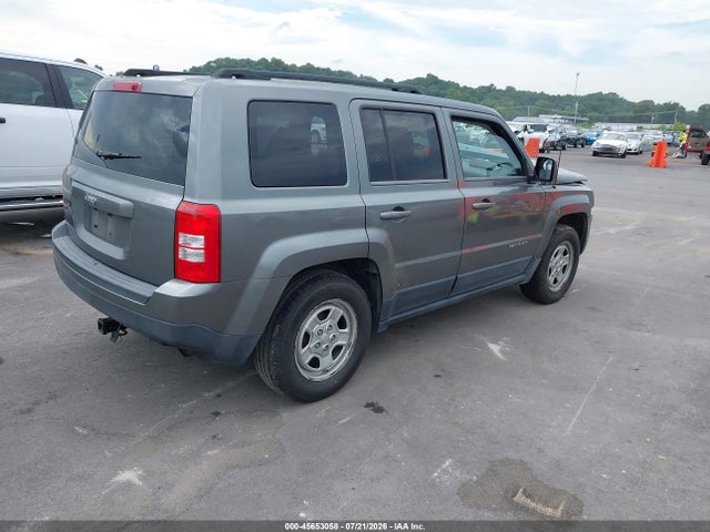 2012 Jeep Patriot Sport მანქანა იყიდება აუქციონზე, vin: 1C4NJPBA6CD550981, აუქციონის ნომერი: 45653058