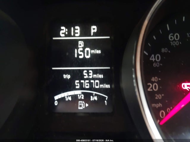 2015 Volkswagen Jetta 2.0l S მანქანა იყიდება აუქციონზე, vin: 3VW2K7AJ1FM402146, აუქციონის ნომერი: 45653181