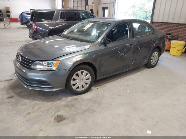 2015 Volkswagen Jetta 2.0l S მანქანა იყიდება აუქციონზე, vin: 3VW2K7AJ1FM402146, აუქციონის ნომერი: 45653181