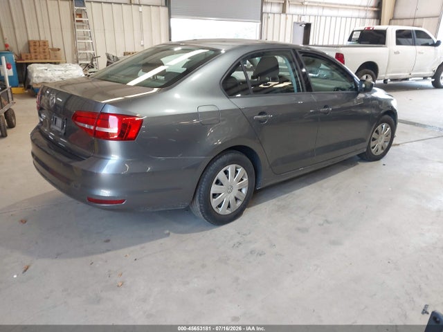 2015 Volkswagen Jetta 2.0l S მანქანა იყიდება აუქციონზე, vin: 3VW2K7AJ1FM402146, აუქციონის ნომერი: 45653181