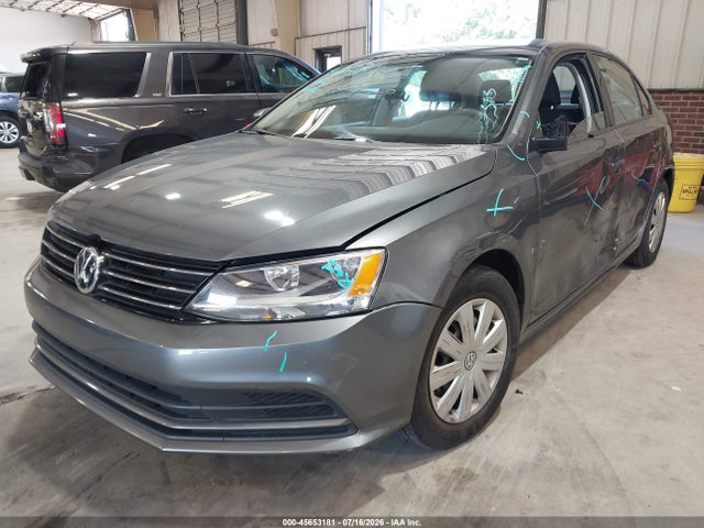2015 Volkswagen Jetta 2.0l S მანქანა იყიდება აუქციონზე, vin: 3VW2K7AJ1FM402146, აუქციონის ნომერი: 45653181