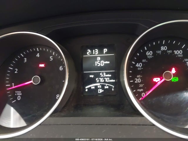 2015 Volkswagen Jetta 2.0l S მანქანა იყიდება აუქციონზე, vin: 3VW2K7AJ1FM402146, აუქციონის ნომერი: 45653181