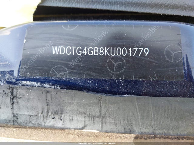 Продажа на аукционе авто 2019 Mercedes-benz Gla 250 4matic, vin: WDCTG4GB8KU001779, номер лота: 45653223
