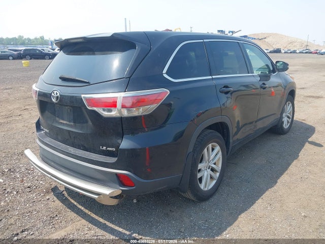 Aukcja sprzedaży 2015 Toyota Highlander Le V6, vin: 5TDBKRFH2FS152646, numer aukcji: 45653228