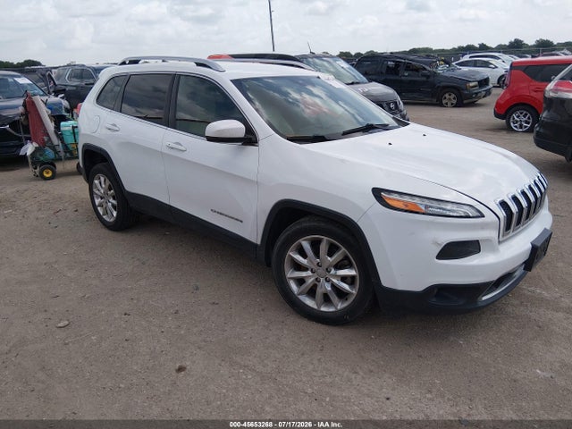 2016 Jeep Cherokee Limited მანქანა იყიდება აუქციონზე, vin: 1C4PJLDB2GW272632, აუქციონის ნომერი: 45653268