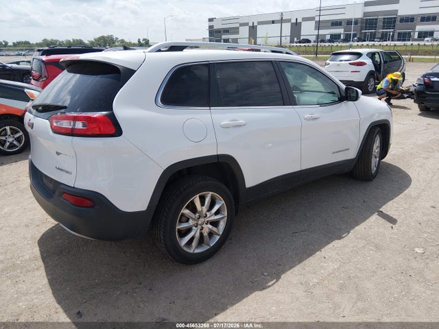 2016 Jeep Cherokee Limited მანქანა იყიდება აუქციონზე, vin: 1C4PJLDB2GW272632, აუქციონის ნომერი: 45653268