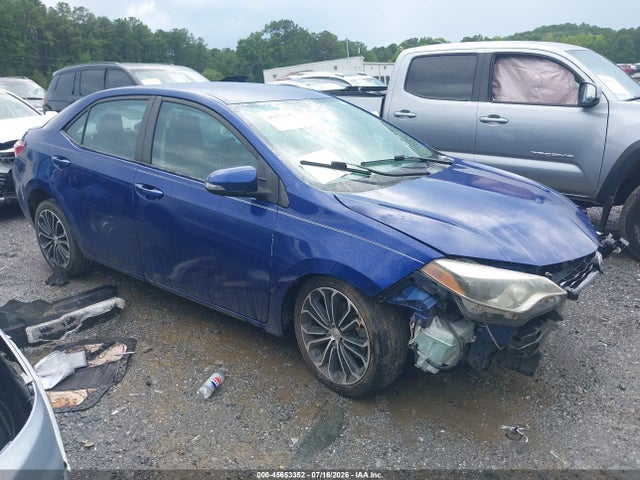 45653352 :رقم المزاد ، 2T1BURHE6GC544116 vin ، 2016 Toyota Corolla S Plus مزاد بيع