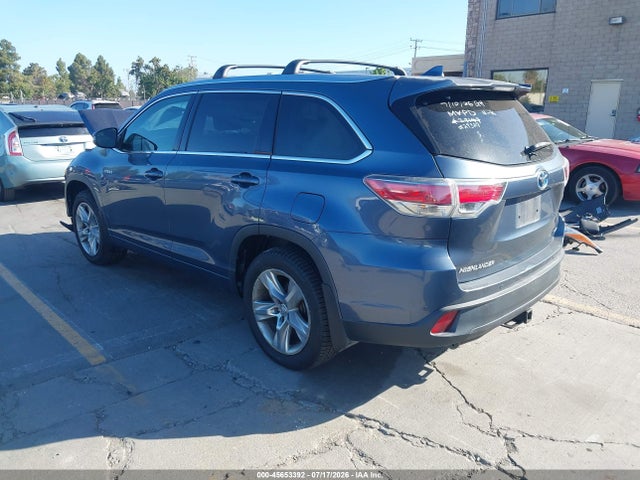 Aukcja sprzedaży 2015 Toyota Highlander Hybrid Limited Platinum V6, vin: 5TDDCRFH7FS009049, numer aukcji: 45653392