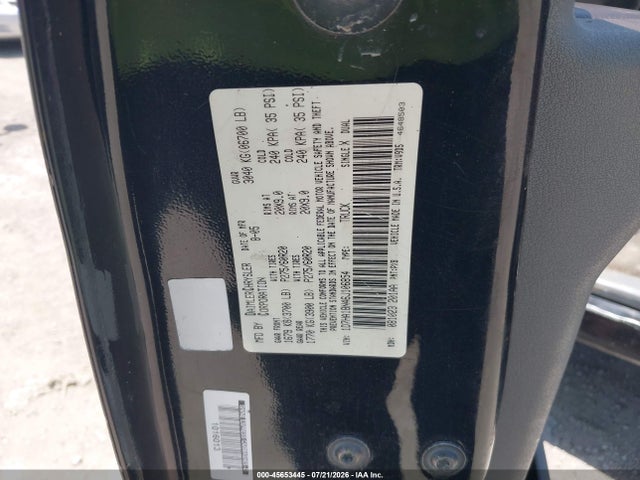 45653445 :رقم المزاد ، 1D7HA18N46J106854 vin ، 2006 Dodge Ram 1500 Slt مزاد بيع
