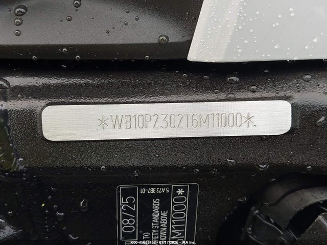 45653452 :رقم المزاد ، WB10P2302T6M11000 vin ، 2026 Bmw S 1000 Rr مزاد بيع
