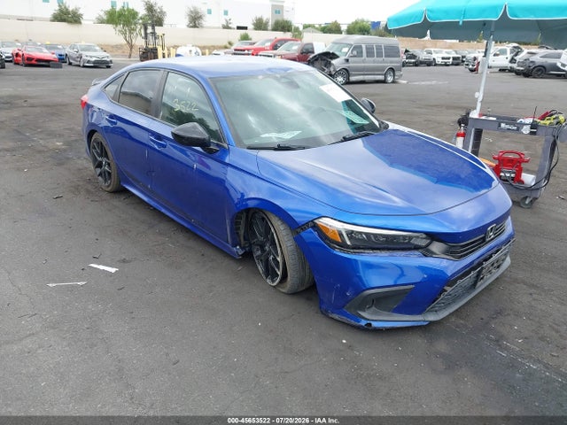 45653522 :رقم المزاد ، 2HGFE2F58NH561853 vin ، 2022 Honda Civic Sport مزاد بيع