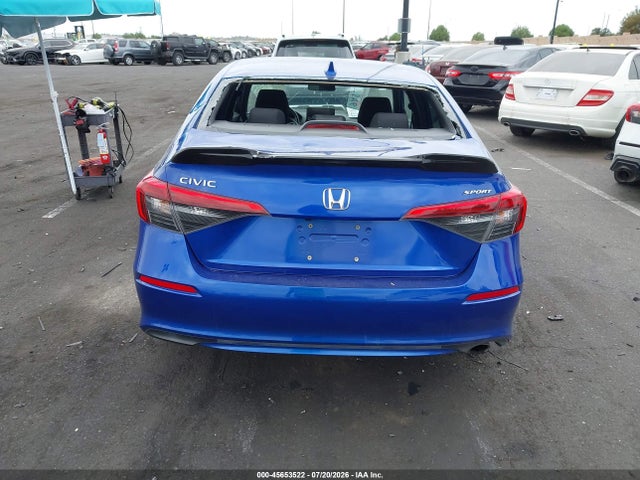 2022 Honda Civic Sport მანქანა იყიდება აუქციონზე, vin: 2HGFE2F58NH561853, აუქციონის ნომერი: 45653522