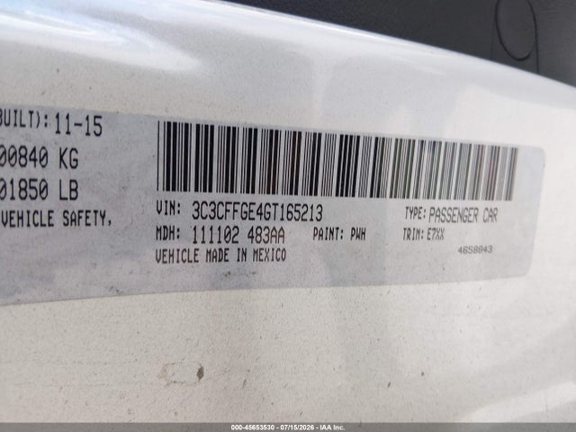 Fiat 500E BATTERY ELECTRIC 2016 3C3CFFGE4GT165213 Image 9