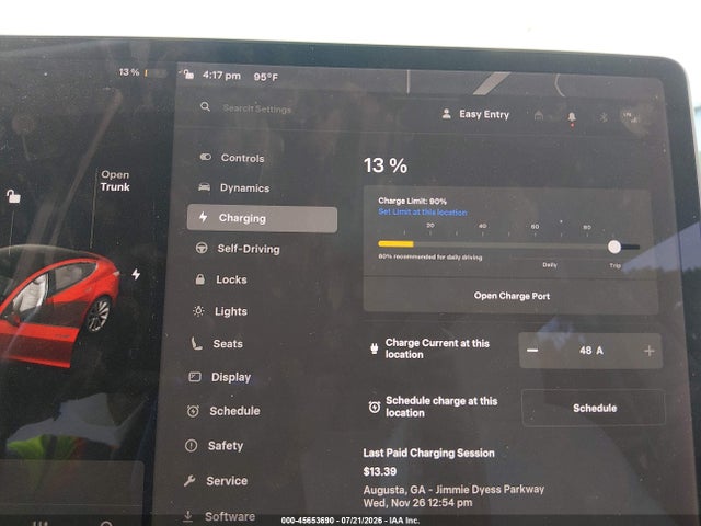 Продаж на аукціоні авто 2019 Tesla Model 3 Long Range/performance, vin: 5YJ3E1EB1KF494792, номер лоту: 45653690