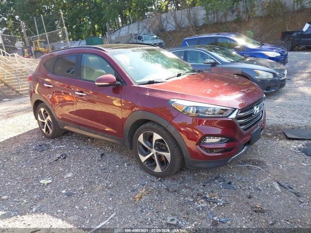 2016 Hyundai Tucson Limited მანქანა იყიდება აუქციონზე, vin: KM8J3CA23GU121505, აუქციონის ნომერი: 45653801