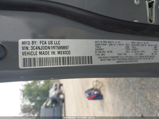 2024 Jeep Compass Trailhawk 4x4 მანქანა იყიდება აუქციონზე, vin: 3C4NJDDN1RT589897, აუქციონის ნომერი: 45653829
