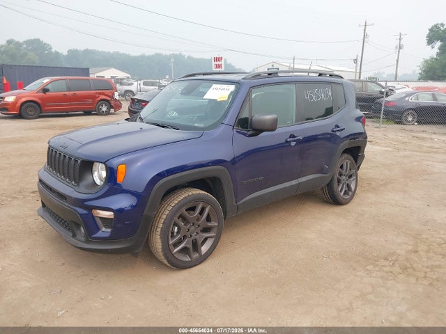 2021 Jeep Renegade 80th Anniversary 4x4 მანქანა იყიდება აუქციონზე, vin: ZACNJDBB4MPN23060, აუქციონის ნომერი: 45654034