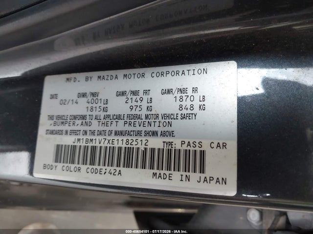 Mazda Mazda3 I Touring 2014 JM1BM1V7XE1182512 Image 9