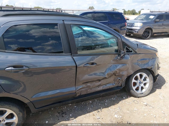45654194 :رقم المزاد ، MAJ3S2GE3LC361381 vin ، 2020 Ford Ecosport Se مزاد بيع