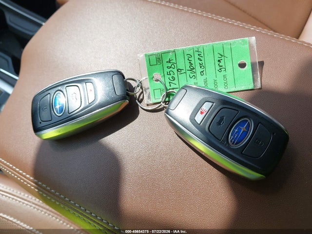 45654375 :رقم المزاد ، 4S4WMARD3K3456470 vin ، 2019 Subaru Ascent Touring مزاد بيع