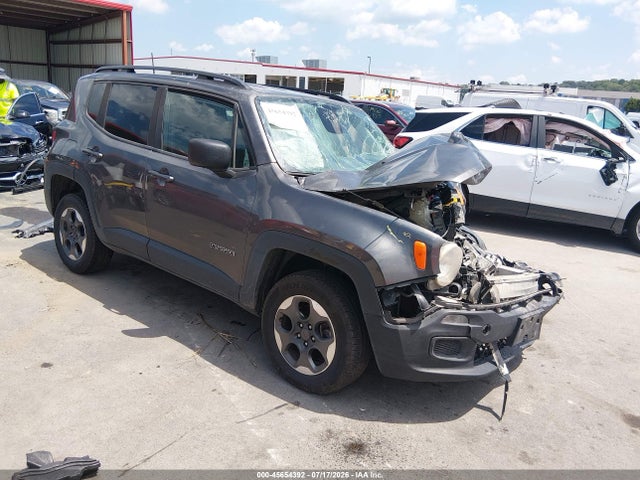 2018 Jeep Renegade Sport 4x4 მანქანა იყიდება აუქციონზე, vin: ZACCJBAB2JPH46774, აუქციონის ნომერი: 45654392