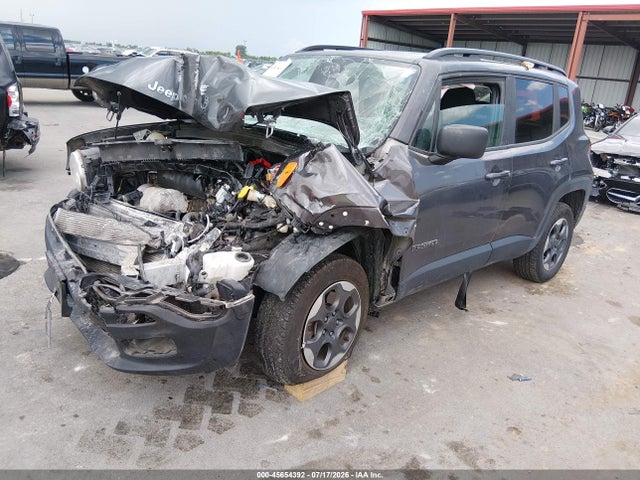 2018 Jeep Renegade Sport 4x4 მანქანა იყიდება აუქციონზე, vin: ZACCJBAB2JPH46774, აუქციონის ნომერი: 45654392