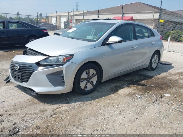 2018 Hyundai Ioniq Hybrid Blue მანქანა იყიდება აუქციონზე, vin: KMHC65LC2JU072693, აუქციონის ნომერი: 45654410