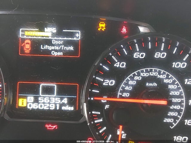 2019 Subaru Wrx მანქანა იყიდება აუქციონზე, vin: JF1VA1A60K9821132, აუქციონის ნომერი: 45654428