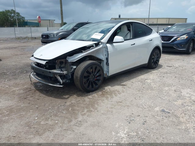 Aukcja sprzedaży 2023 Tesla Model Y Performance Dual Motor All-wheel Drive, vin: 7SAYGDEF2PF705061, numer aukcji: 45654767
