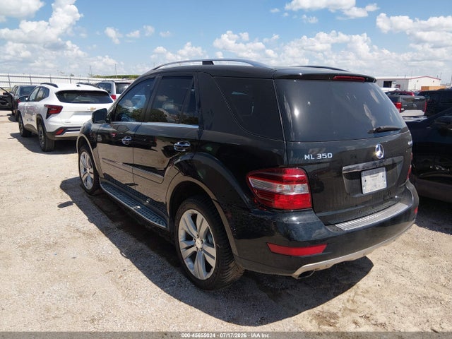 Продаж на аукціоні авто 2011 Mercedes-benz Ml 350 4matic, vin: 4JGBB8GBXBA709276, номер лоту: 45655024