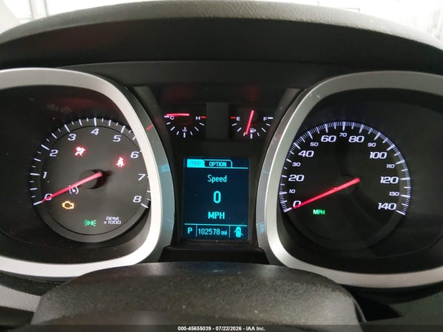 2015 Chevrolet Equinox Lt მანქანა იყიდება აუქციონზე, vin: 2GNALBEK6F1134727, აუქციონის ნომერი: 45655039