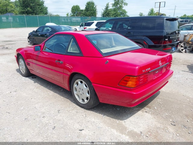45655051 :رقم المزاد ، WDBFA67E3SF107991 vin ، 1995 Mercedes-benz Sl 500 مزاد بيع