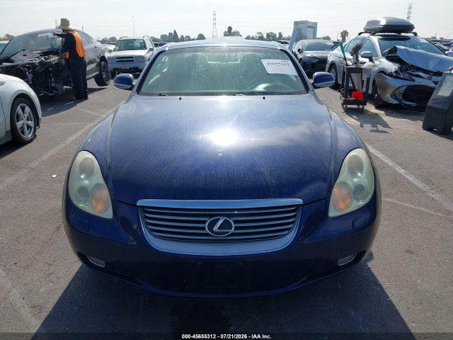 45655312 :رقم المزاد ، JTHFN48Y230040547 vin ، 2003 Lexus Sc 430 مزاد بيع